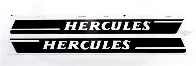 Hercules Tank K50 Tanklinierung Sticker Schriftzug Dekor Aufkleber Weiss Neu 