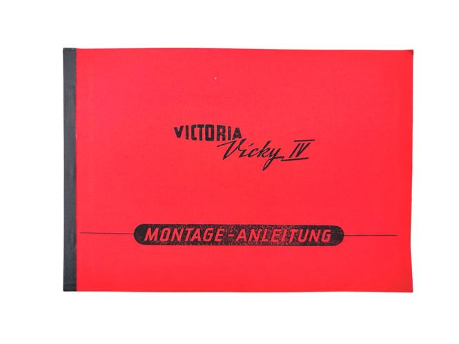 Victoria Vicky III IV 3 4 Motor Reparaturanleitung Werkstatthandbuch Montage 